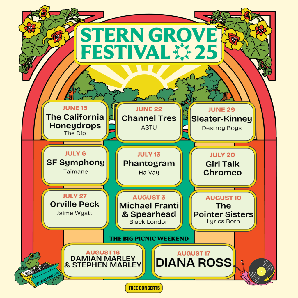 Stern Grove Festival: The California Honeydrops & The Dip (June 15)-Things to do in San Francisco this week