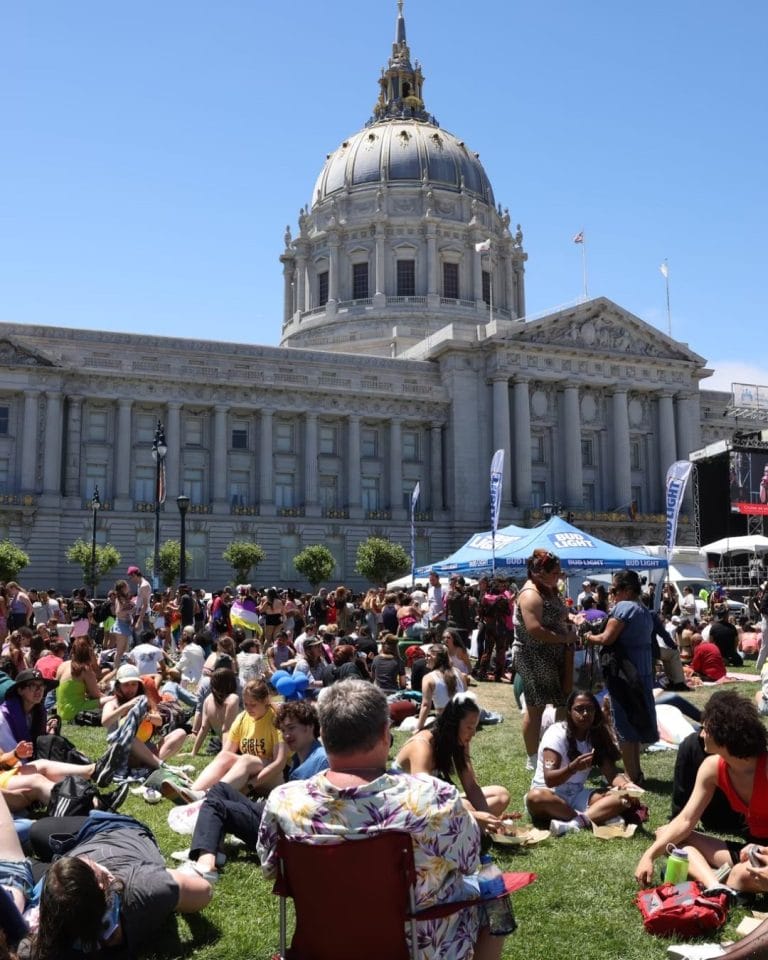 Crowd at the Jazz Festival