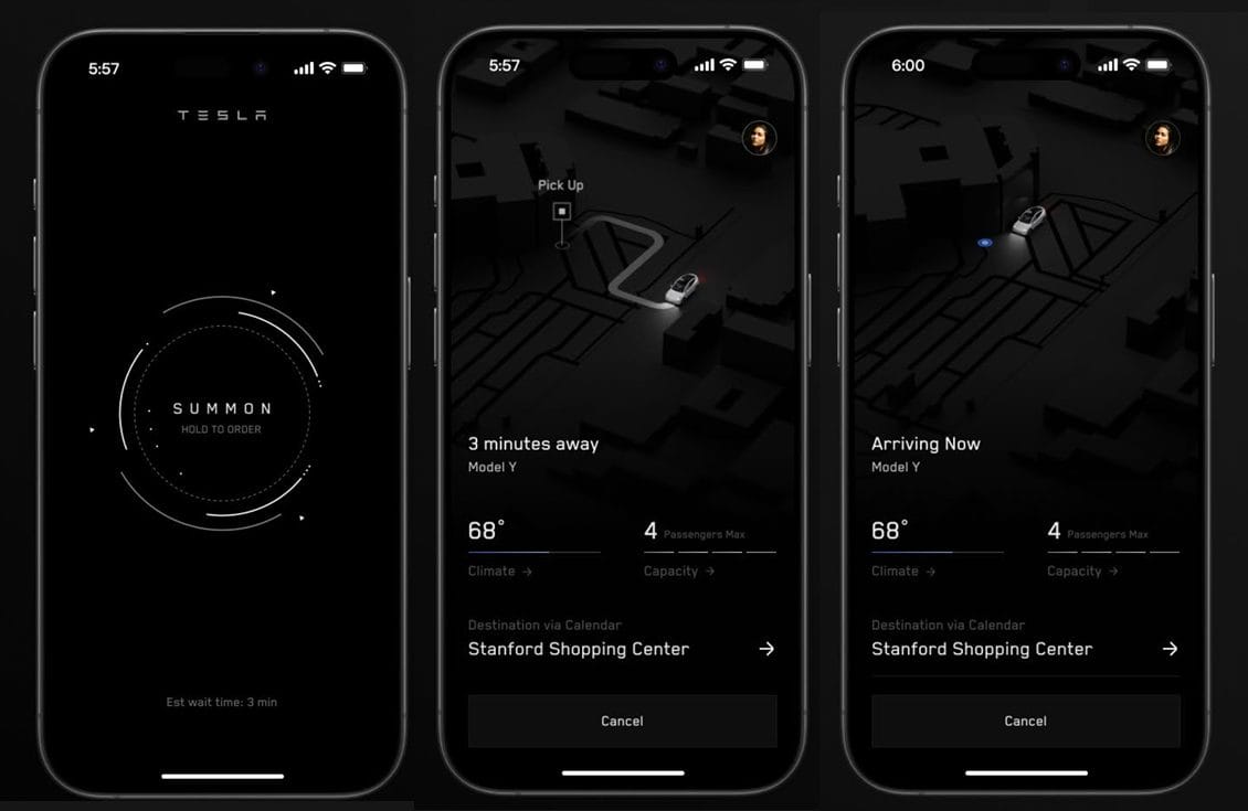 Tesla Ride Hailing Pilot