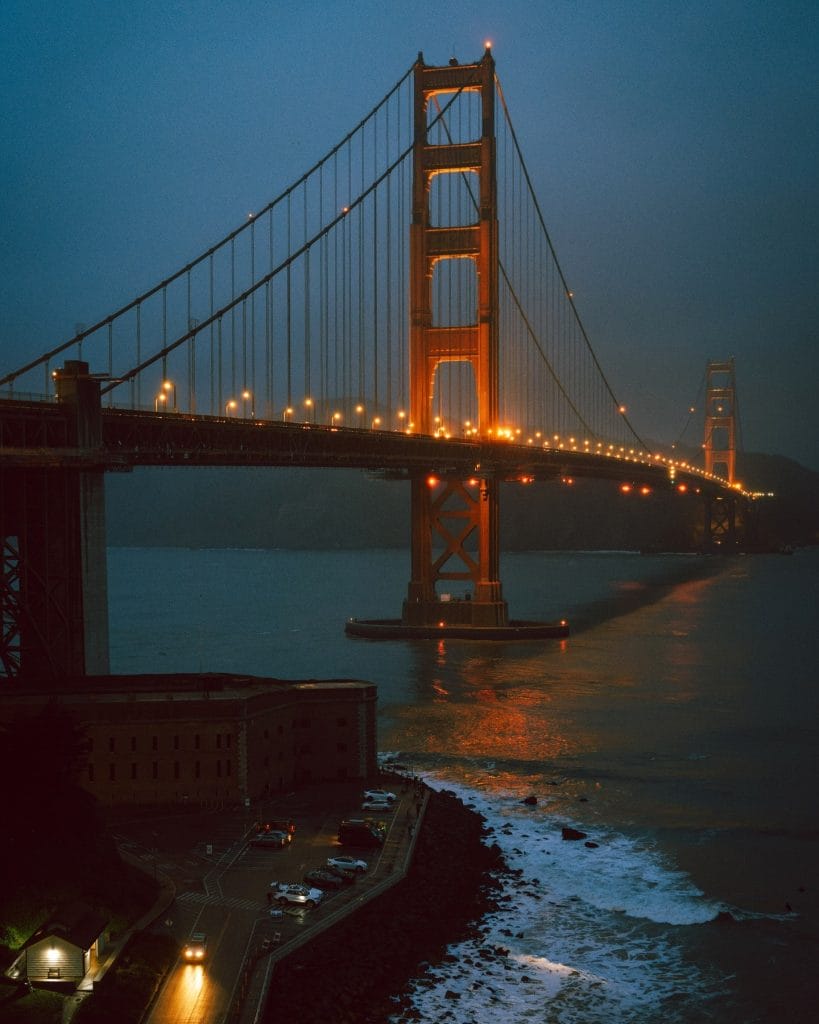 Night at Golden Gate Bridge, Date Night Idea