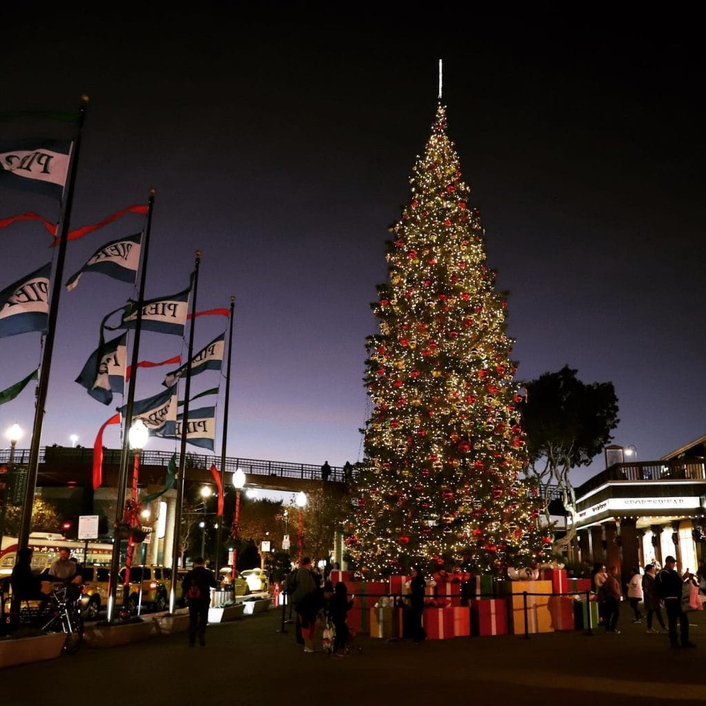 Pier 39, San Francisco, Holiday Lights