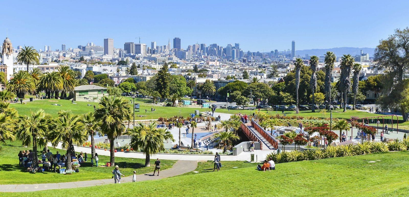 Mission Dolores Park, dog-friendly, outdoor fun