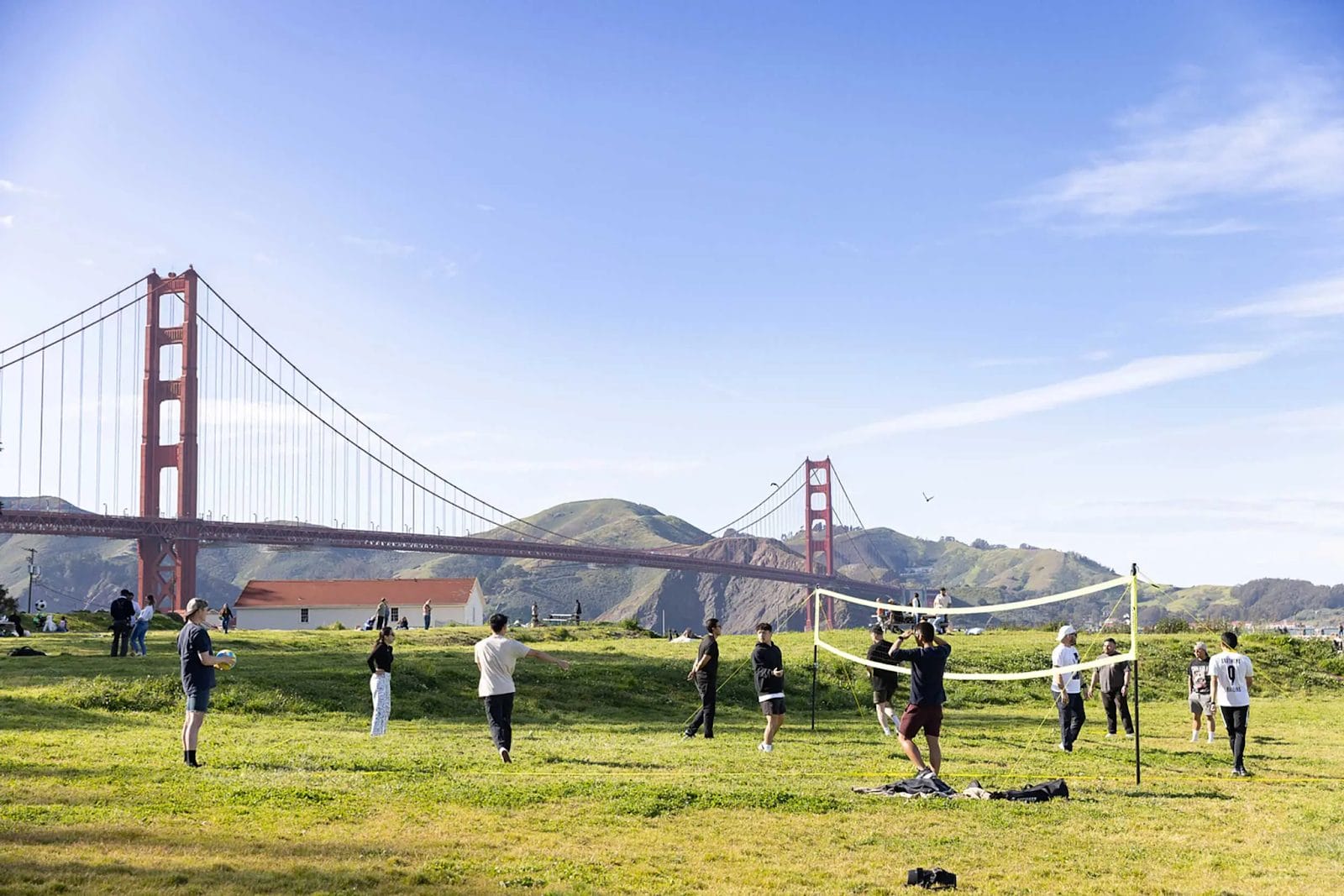 Crissy Field, park, golden gate bridge view, top parks