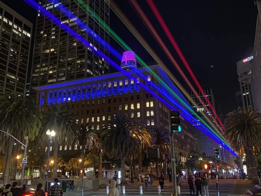 Illuminate SF Light Installations San Francisco