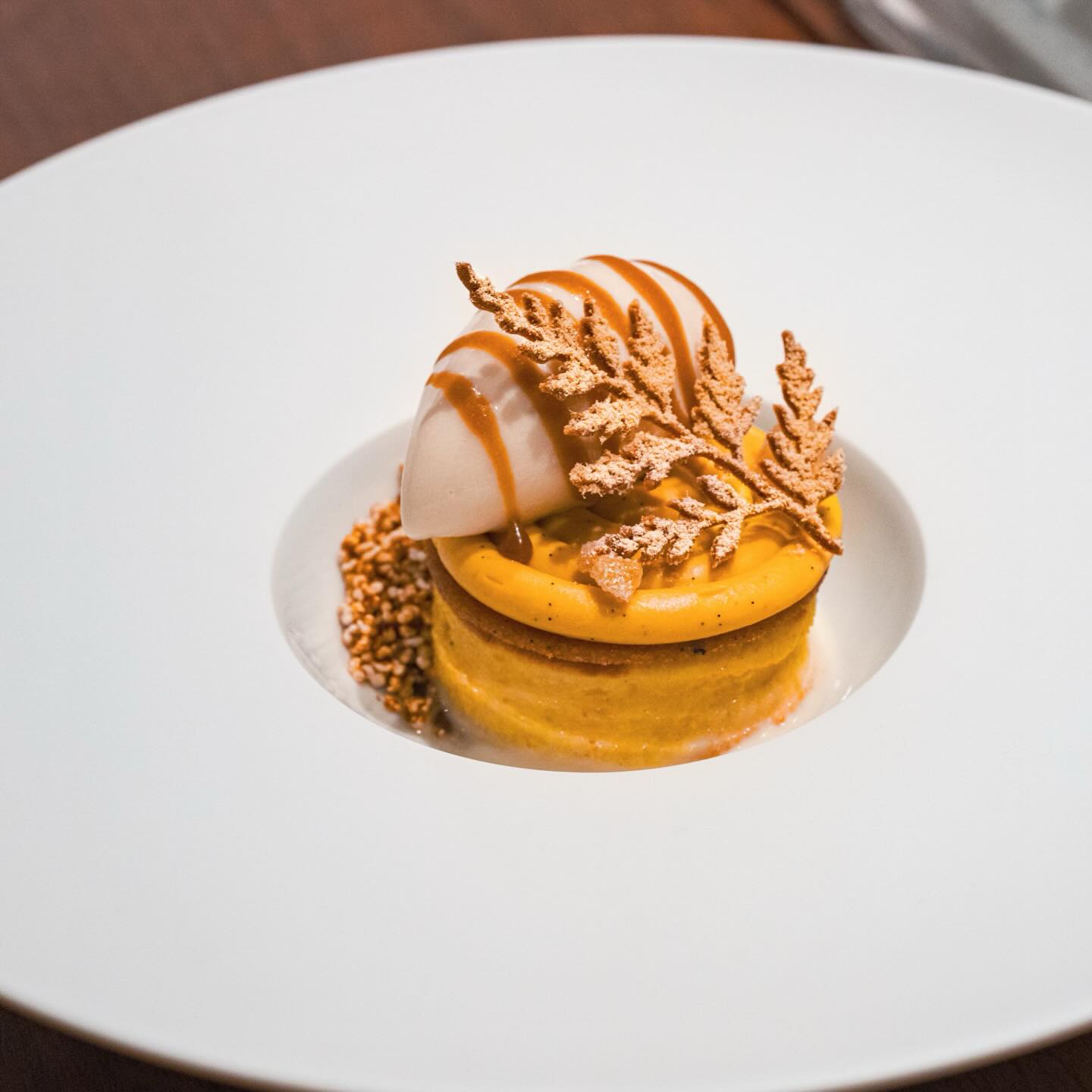 a plate of food at a michelin star restaurant in sf perfect for valentine day 