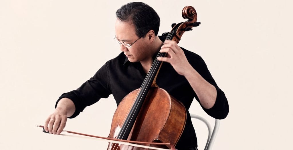 Cellist performing with a bow and cello for a San Francisco concerts and shows article.