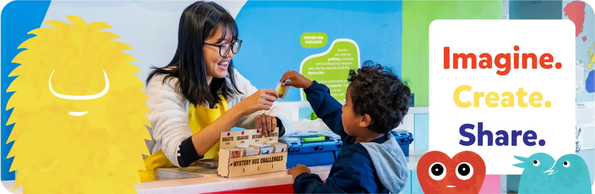 Take a Father-son trip to the Children's creativity museum
