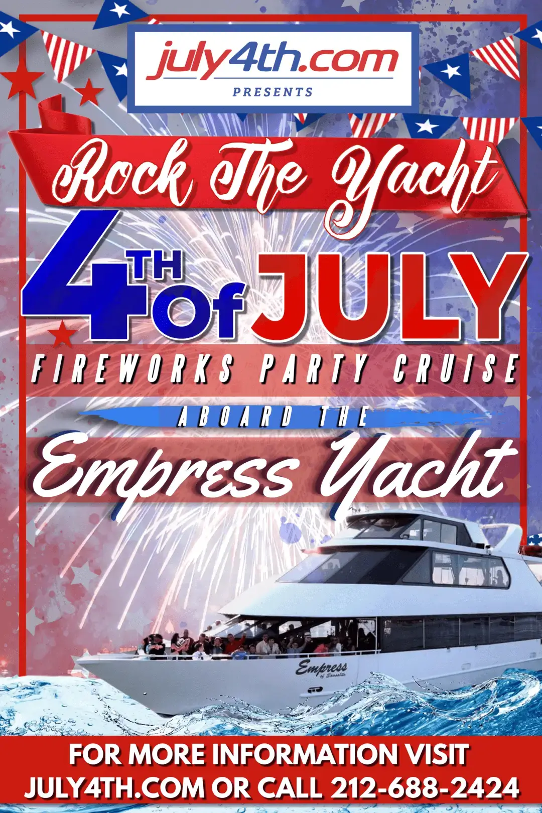 Empress yacht 4th of July cruise