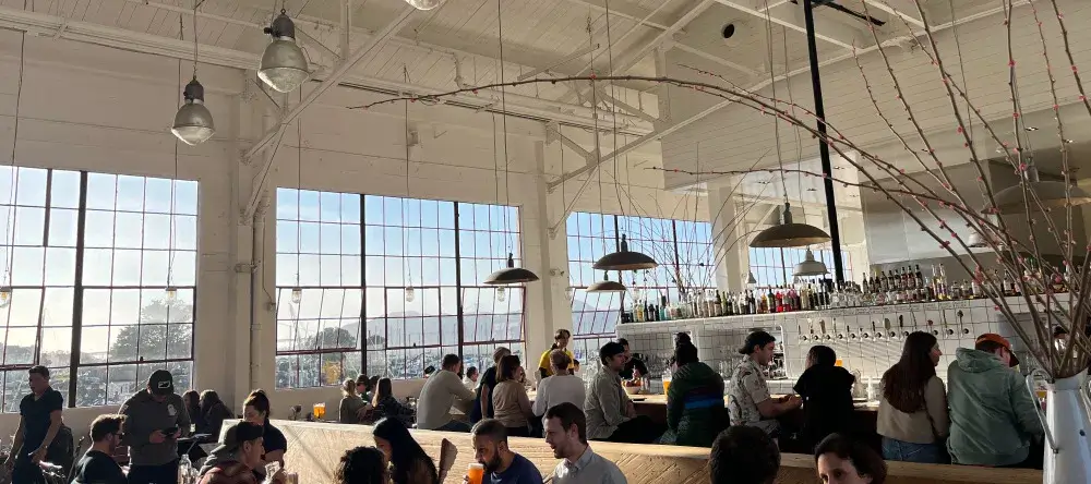 Radhaus restaurant with Golden Gate bridge view