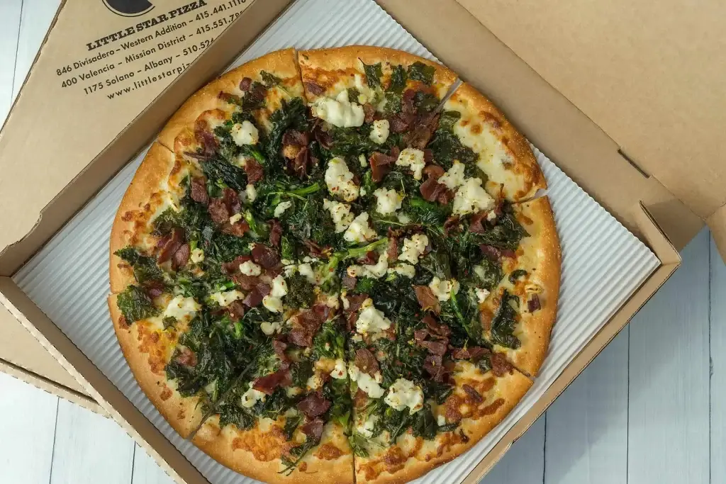 spinach and feta pizza and crumbled bacon, Hidden restaurants outside San Francisco