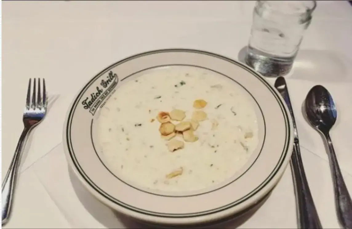 Clam chowder Tadich grill